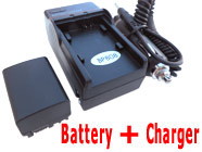 1400mAh BP-808 Replacement Battery + Charger for Canon FS10 FS100 FS10E FS11 FS20 FS200 FS21 FS22 HF S10 S100 S11 HF10 HF100 HF11 HF20 HF200 HF21 HG20 HG21 HG30 Camcorders