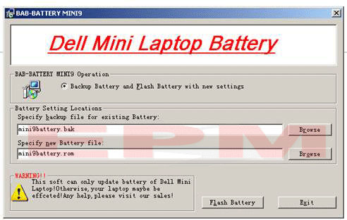 Dell Inspiron Mini 910 Laptop Battery Instruction