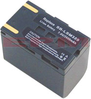 SB-LSM320 2400mAh Samsung SC-D VM-DC VP-D VP-DC Replacement Extended Camcorder Battery