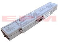 Sony 6-Cell 5200mAh VGP-BPL9 VGP-BPS10 VGP-BPS9 VGP-BPS9A/B VGP-BPS9A VGP-BPS9B VGP-BPS9/B VGP-BPS9/S Equivalent Laptop Battery (Silver)